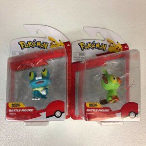 Pokemon Battle Ready Grookey Froakie Figure Lot Of 2 New Sealed 2021